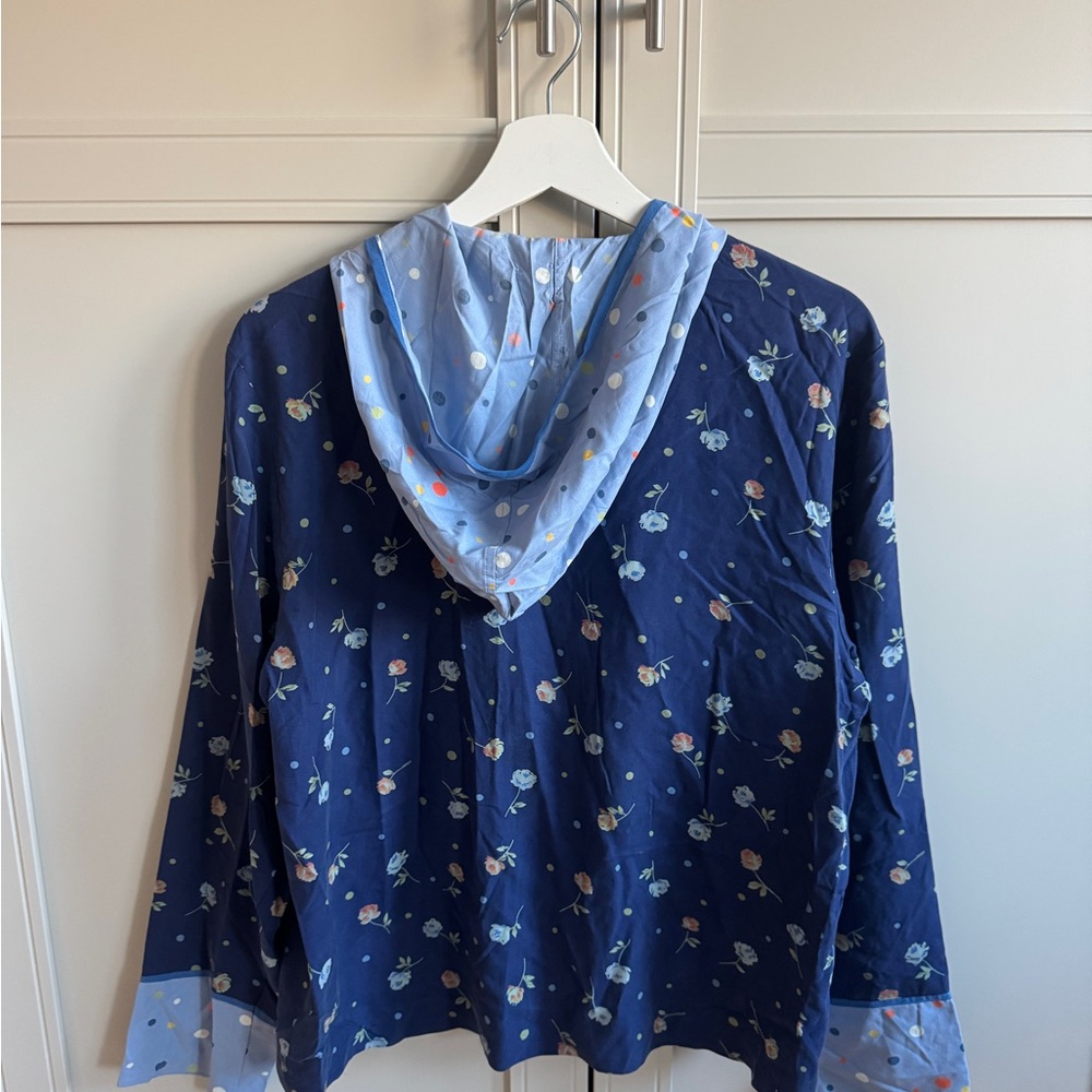 Passport Navy and Light Blue Floral Jacket